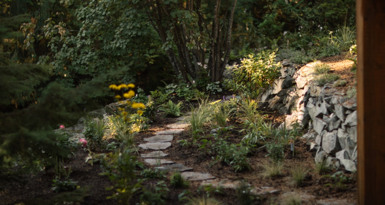 Landscaping project by Pika Landscapes in Whistler BC