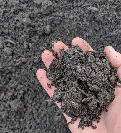 Material sample crushed gravel 1