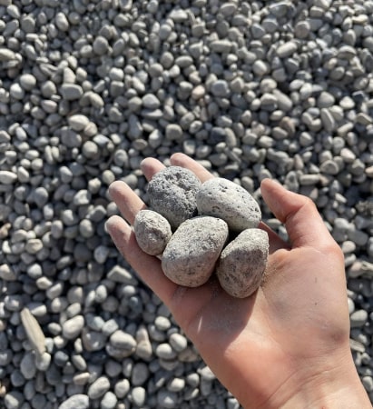 Material sample crushed gravel 3