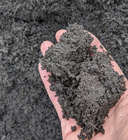 Material sample soil mulch 1