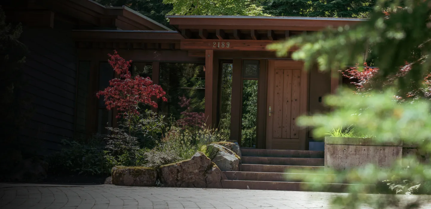 Whistler landscape night patio
